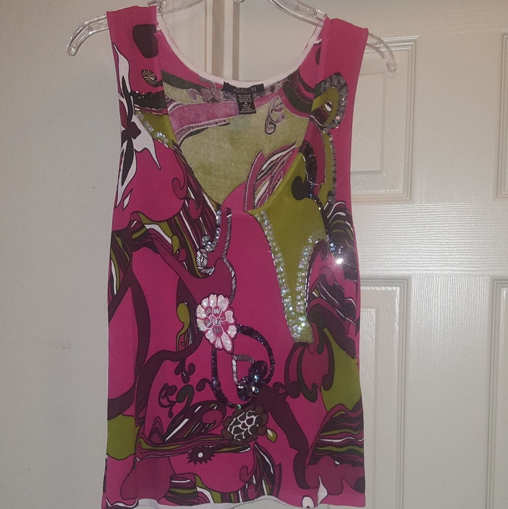 Rare Avalon  Embellished Blouse